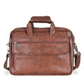 Classic Tan leather executive briefcase