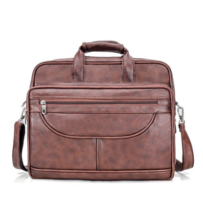 Vintage Tan Brown messenger bag