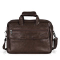 Chocolate Brown leather executive briefcase
