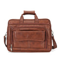 Classic Tan leather executive briefcase