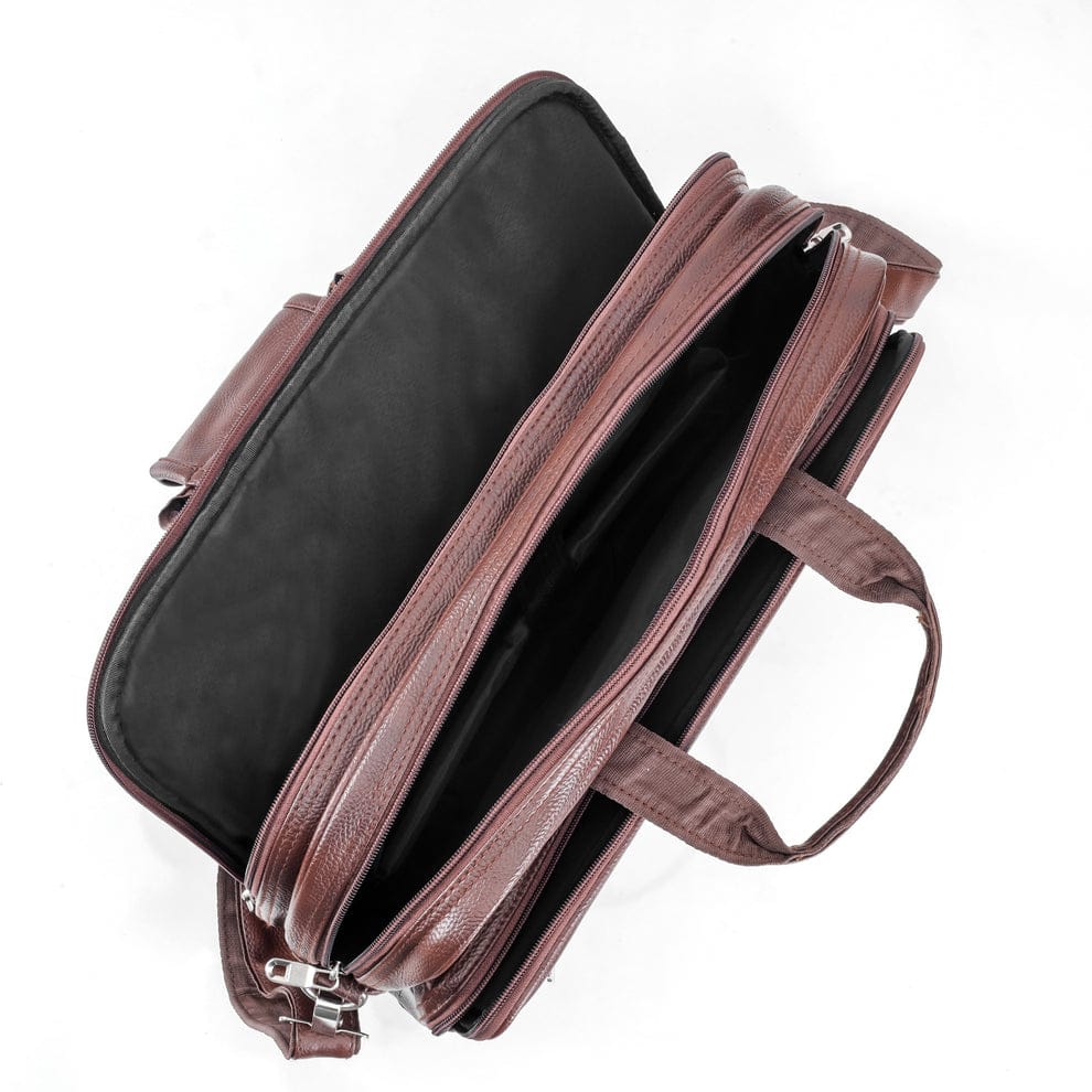 Vintage Tan Brown messenger bag