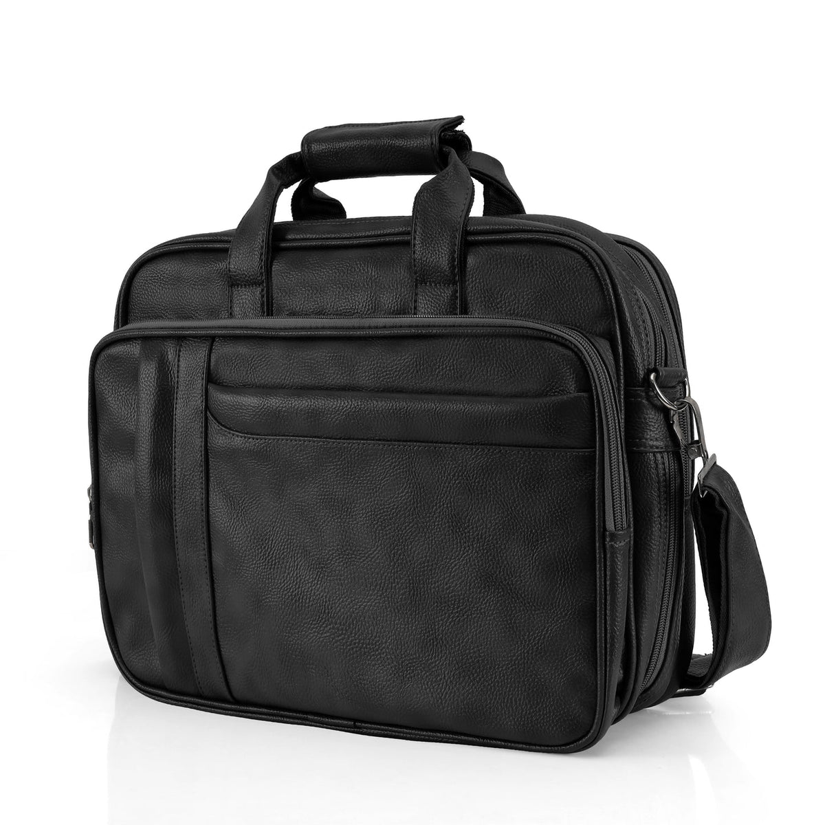 SHANKH Executive Laptop & Office Messenger Bag - Black
