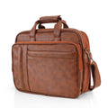 SHANKH Executive Laptop & Office Messenger Bag - Tan Brown